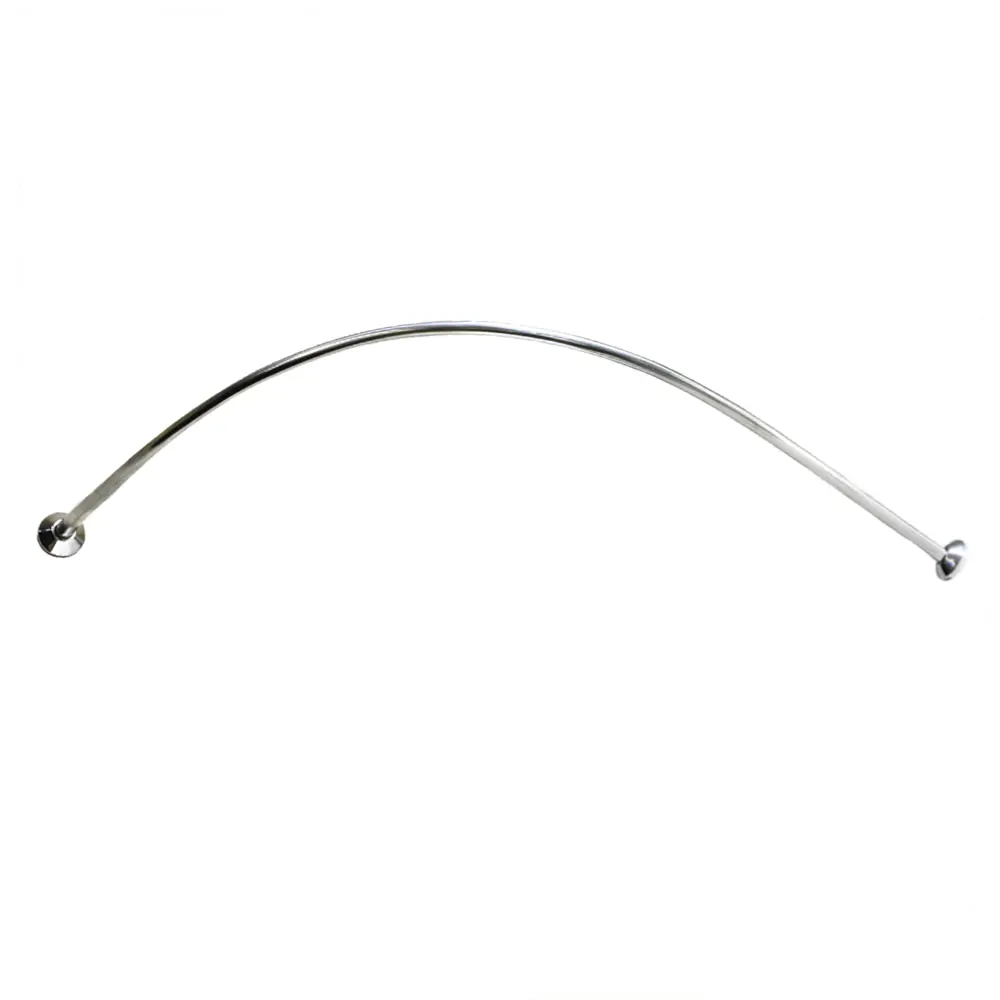 Карниз для ванной Go Go симметричный 90x90 см нержавеющая сталь цвет хром STLM-2078058