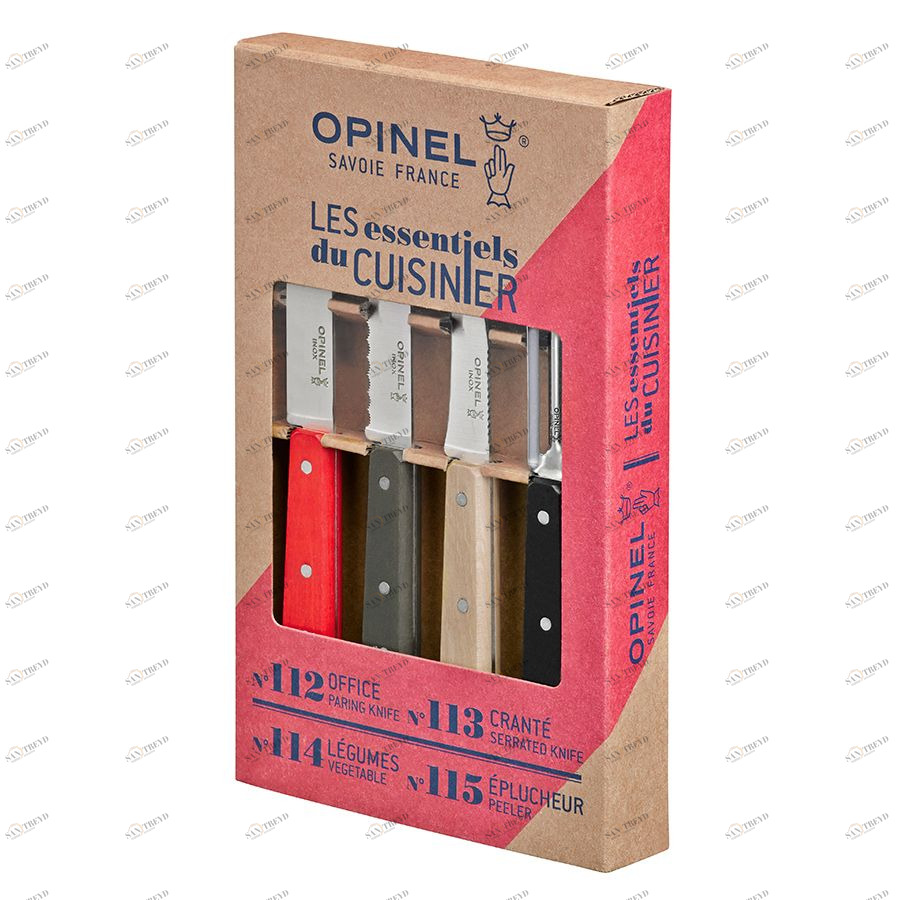 Набор из 4 кухонных ножей Les Essentiels Loft Opinel 001626