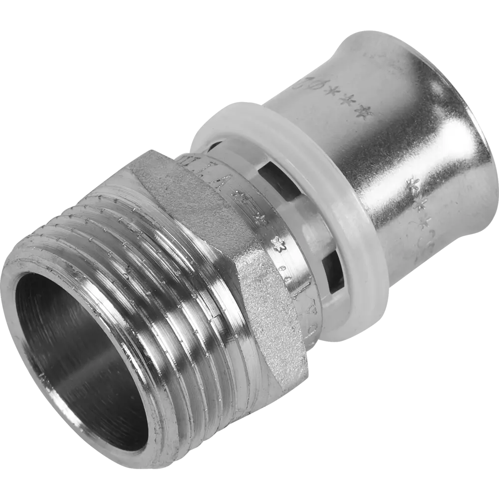 Муфта комбинированная Valtec 1"x26 мм НР никелированная латунь VTM.201.N.002606 15474356 STLM-2150959 
