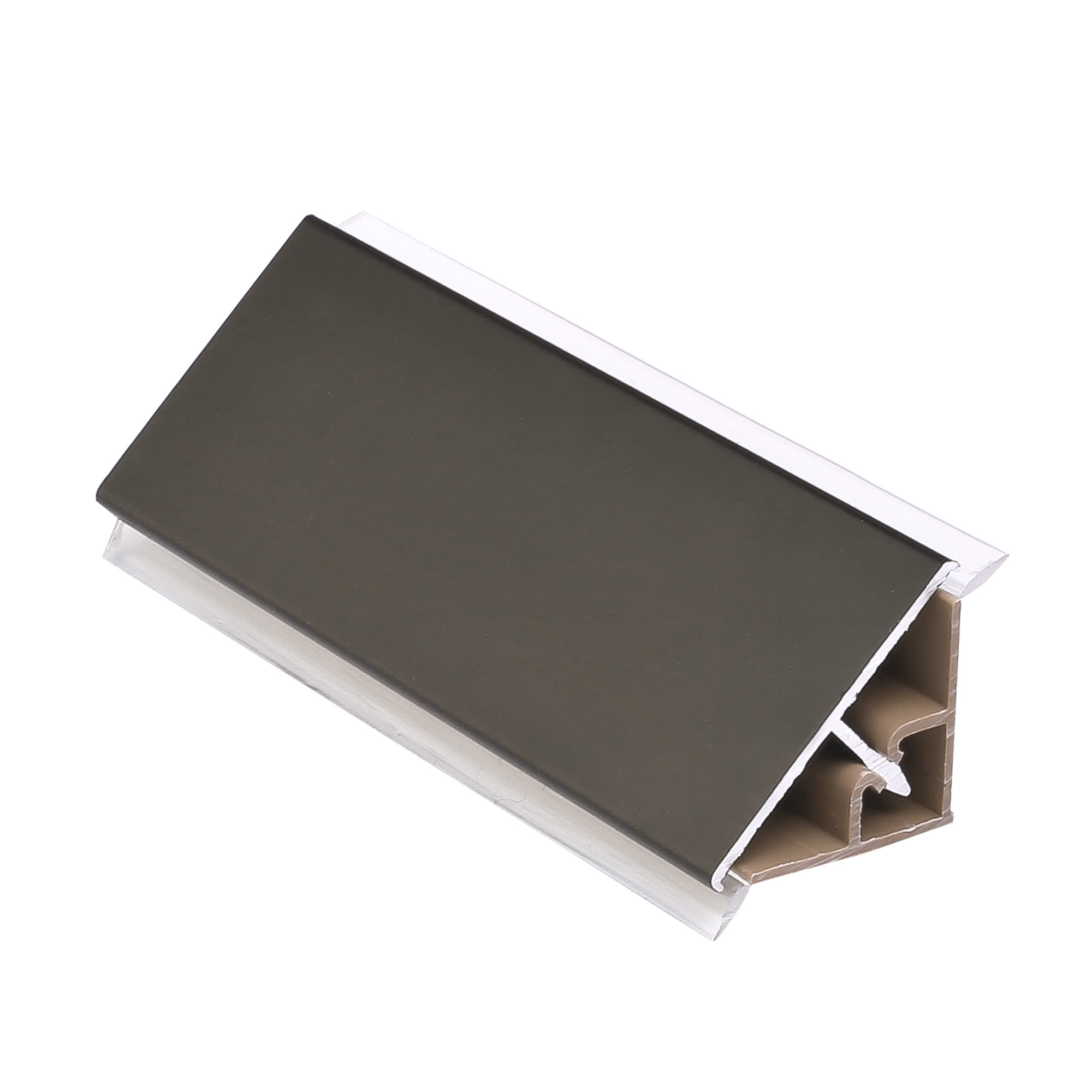 89077963 Плинтус для столешницы 240 см, алюминий, цвет черный Santreyd STLM-0078077