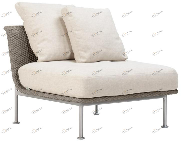 JANUS et Cie Центральный модуль для дивана в морской веревке Gina sun-id-1403531