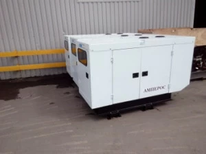 Генератор дизельный Амперос АД 25-Т230 Р (Проф) в кожухе