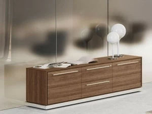 Las Mobili Низкая офисная кладовая из дерева Eos