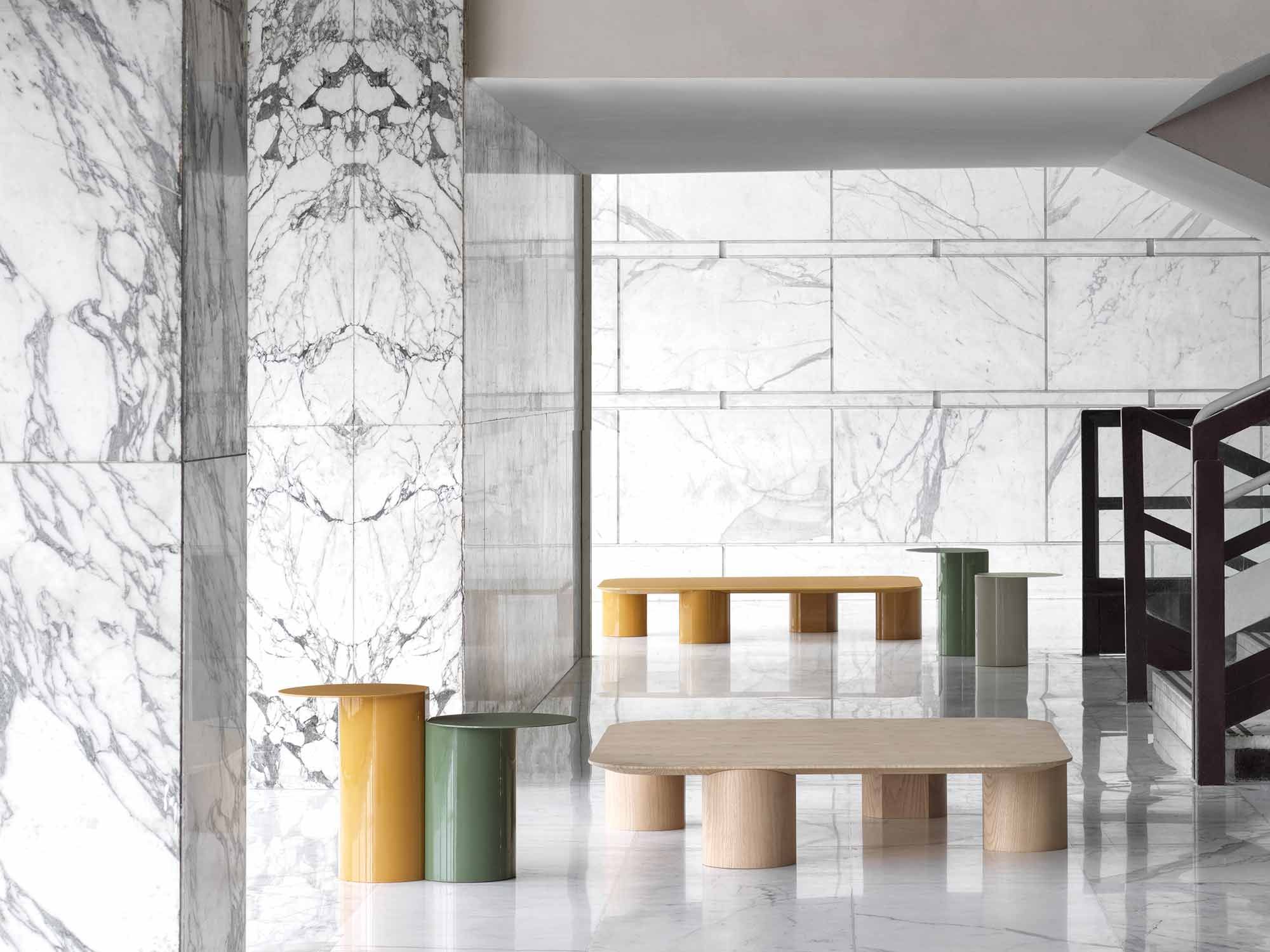 Круглый стол для сервировки дерева и mtallo Frigerio Elly ARCH-00083620 - Вид №4