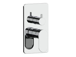 Однорычажный встраиваемый смеситель для душа с переключателем