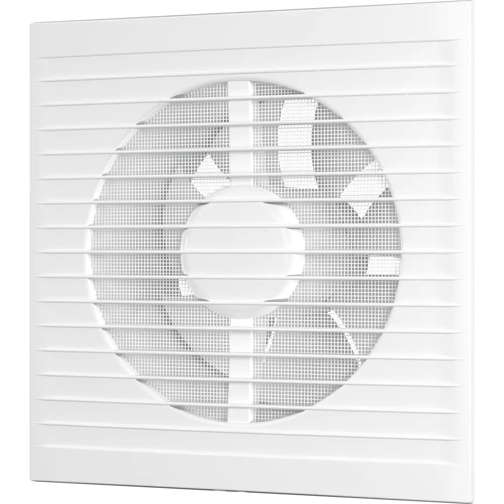 Вентилятор осевой вытяжной Auramax D150 мм 38 дБ 250 м3/ч с сеткой цвет белый STLM-2005723