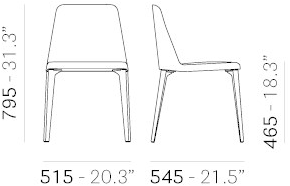 Pedrali Мягкое кресло Laja 880 - Вид №5