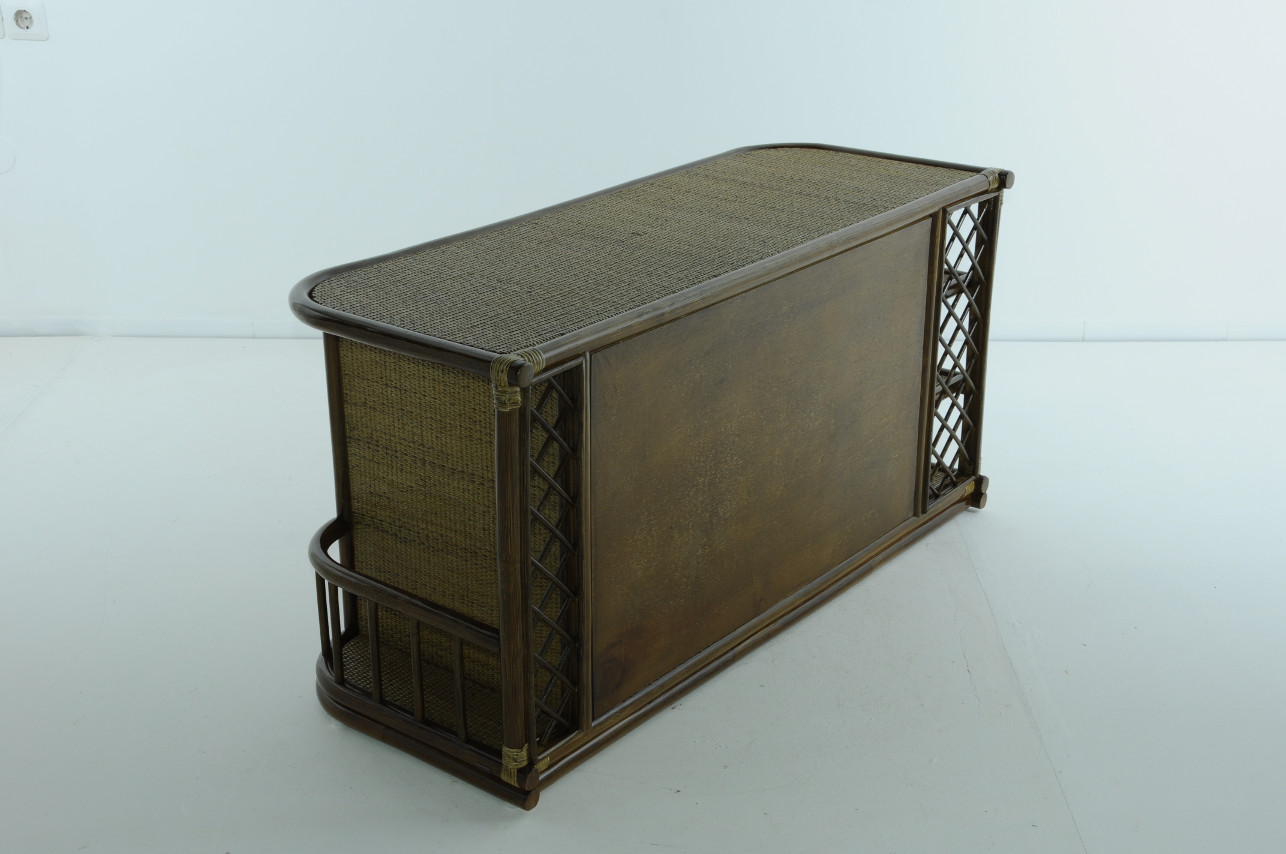 Комод из ротанга зеленый "Олива" 08/35 VINOTTI  00-3885295 Зеленый  - Вид №2