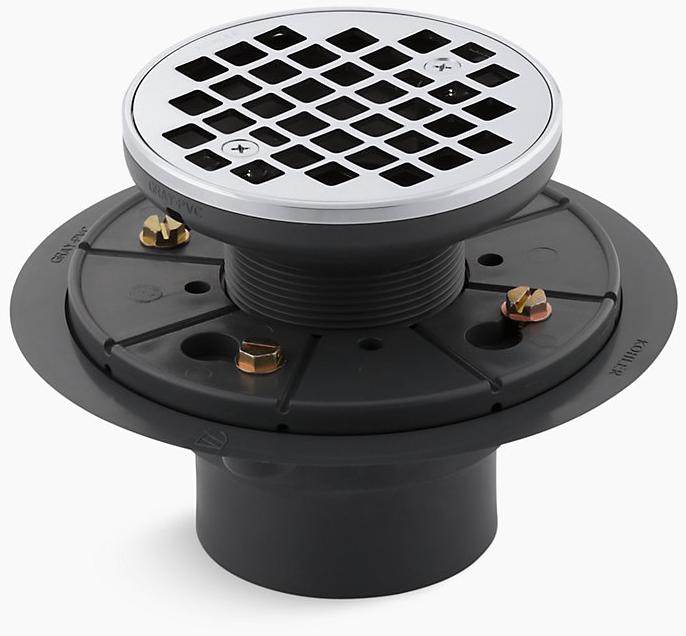 KOHLER ClearFlo  Круглый дизайн трап для душа, плитка для душа K-9135-RGD  - Вид №1