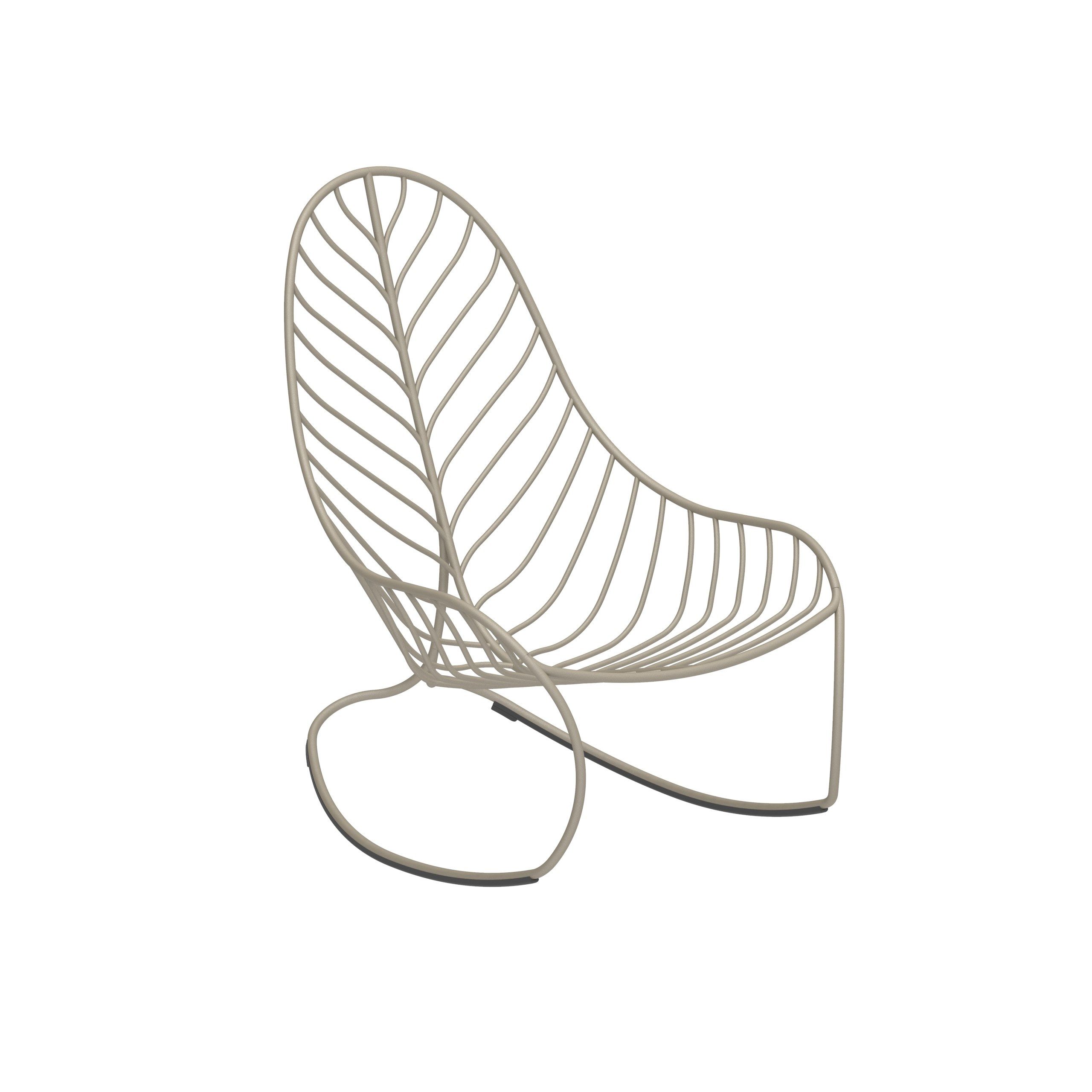 Кресло-качалка из нержавеющей стали Royal Botania Folia ARCH-00024823 - Вид №7