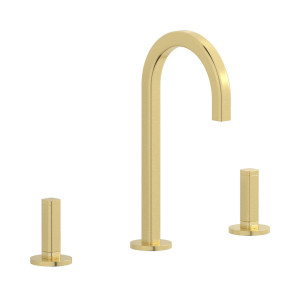 Смеситель для раковины на 3 отверстия с коротким изливом в комплекте с донным клапаном. WE ARE IB ei392is_3 Brushed Pale Gold Elio