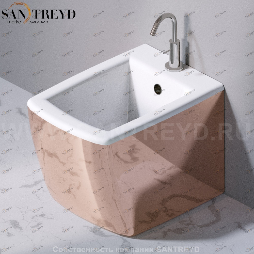 S502257 Биде напольное SQUARE A. e T. Italia AeT ITALIA