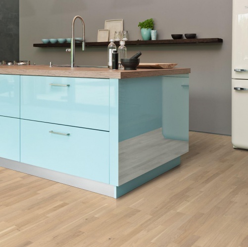 Паркетная доска Haro 4000 Series Top connect выбеленный Дуб Натур с брашью (Текстурированная) 2200х180 мм 531987 - Вид №6