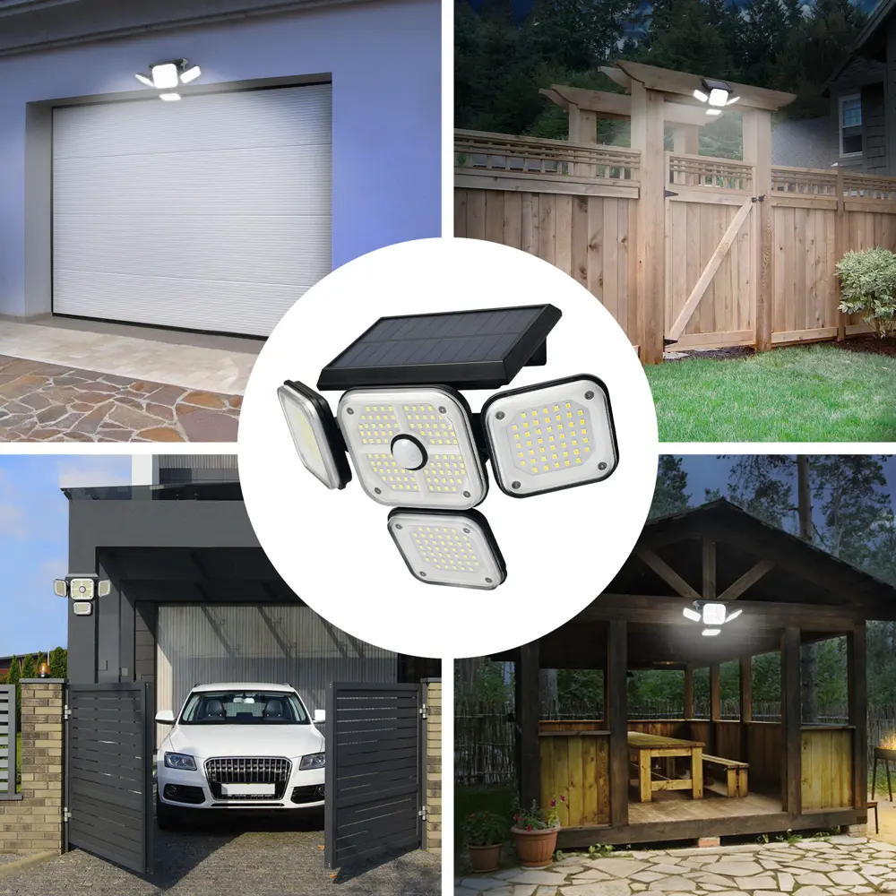 Светильник светодиодный уличный Duwi Solar LED PRO на солнечных батареях с ДУ 50Вт 6500К 1000Лм IP65 датчик движения черный STLM-2182937 - Вид №3