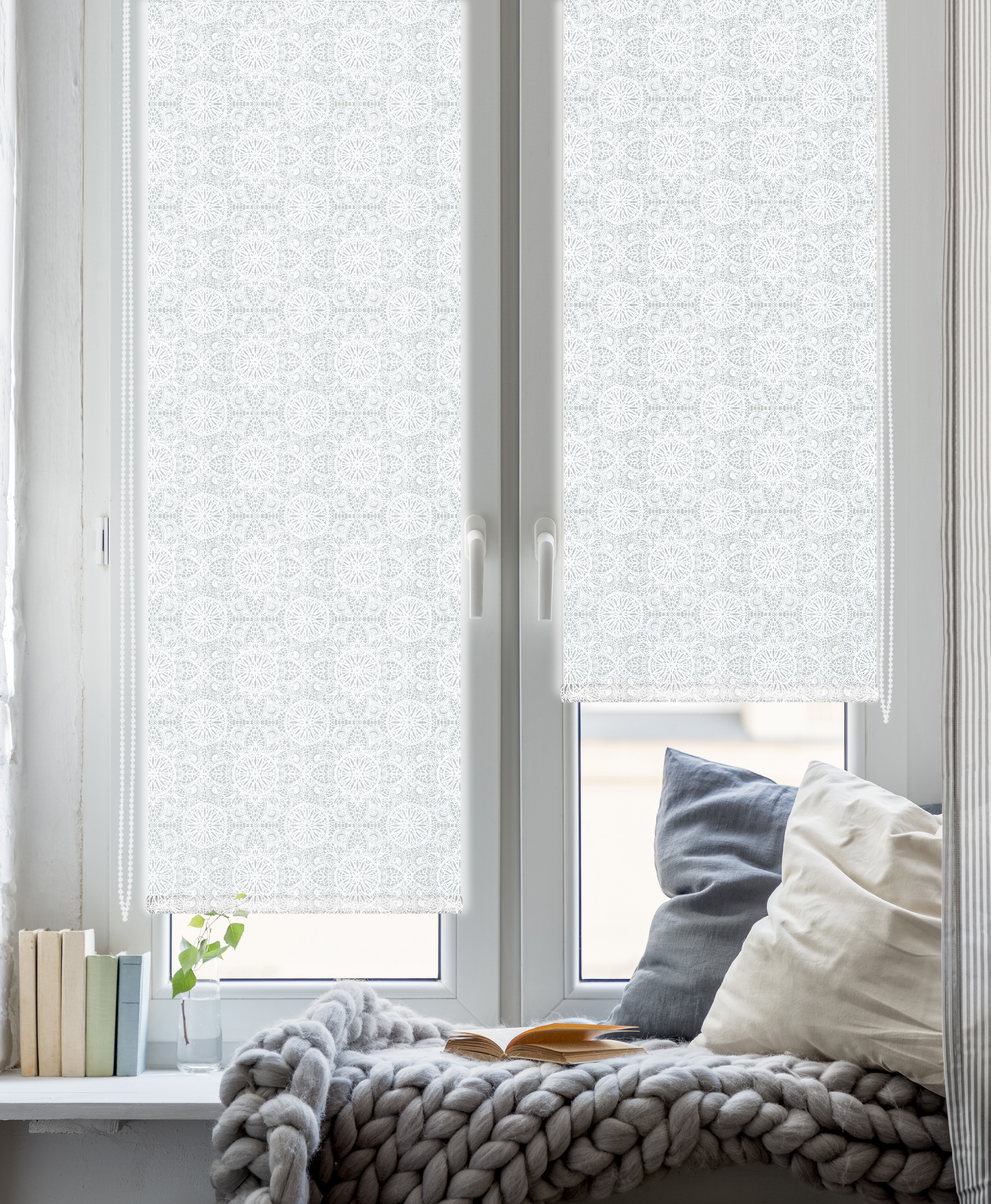 Рулонная штора GARDEN Neo Classic с орнаментом мандала 70×160 см 82934340 STLM-0038124 - Вид №6