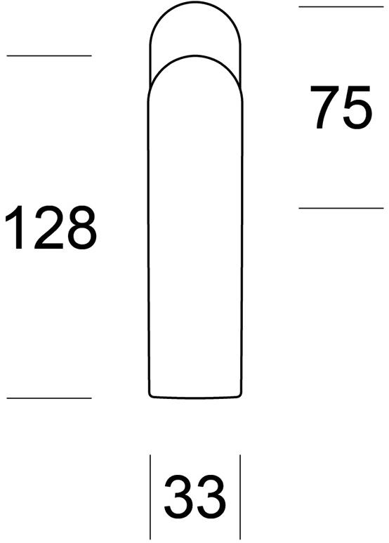 Ento Металлическая оконная ручка dk в современном стиле на розе Reflex 6158 - Вид №1