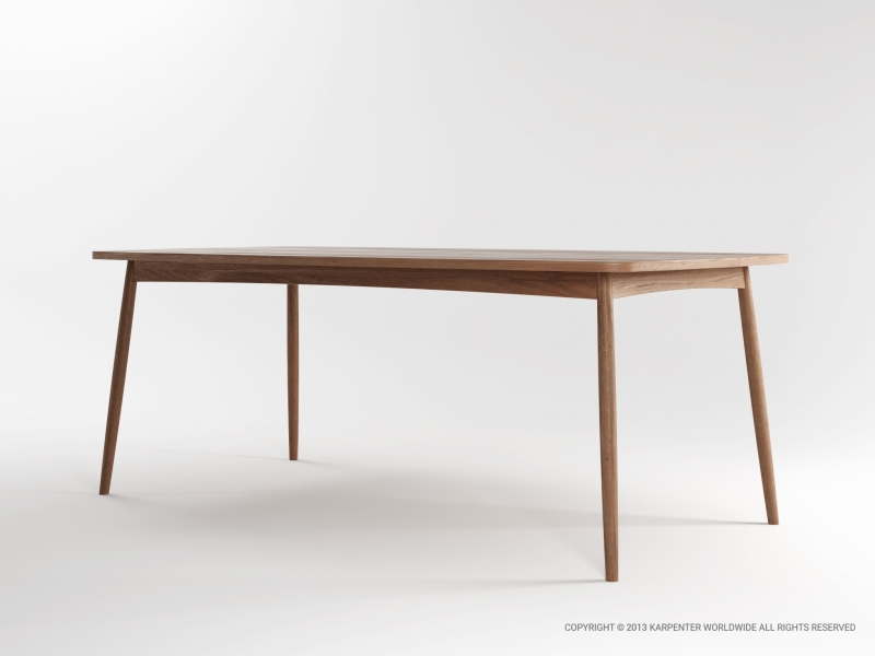 498_954 Стол обеденный прямоугольный 200х100 Karpenter Twist - Вид №1