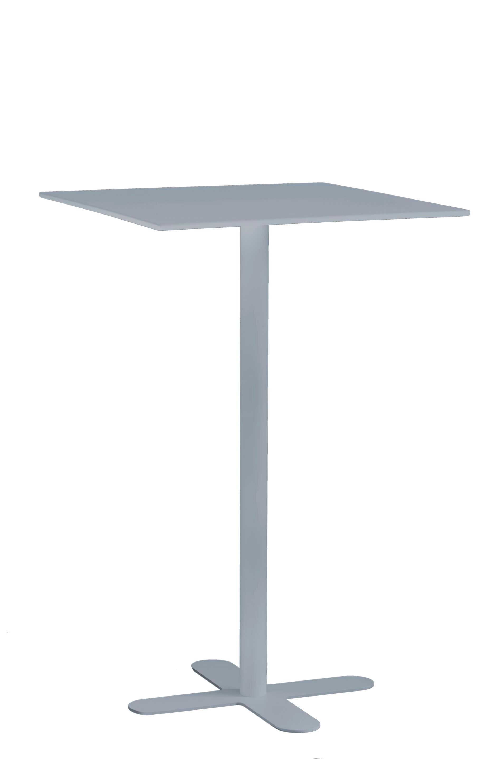 Высокий квадратный садовый стол из оцинкованной стали iSimar Антиб ARCH-00120462 - Вид №15