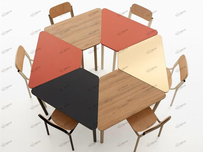 Manerba Модульный стол-трапеция Easy U2200f127/u2200f128