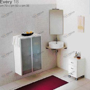 EVERY18 Комплект мебели cm 70+50+35 Berloni Bagno 43000