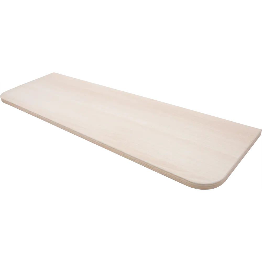 Santreyd Полка угловая 80х25 см с закругленными краями 82036104 STLM-0018091