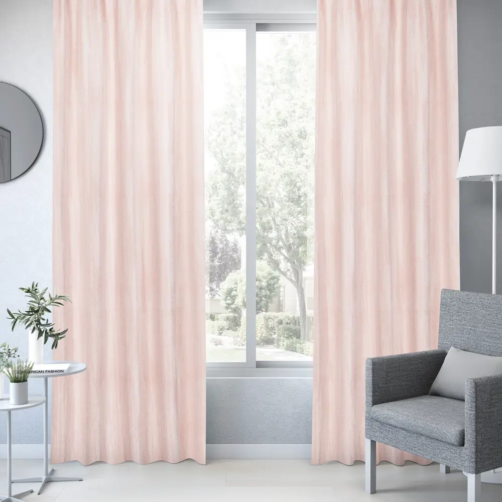 Штора на ленте Inspire Trieste 160x280 см цвет розовый 83406957 STLM-2034190  - Вид №3