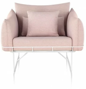 Herman Miller Кресло из ткани с подлокотниками Wireframe