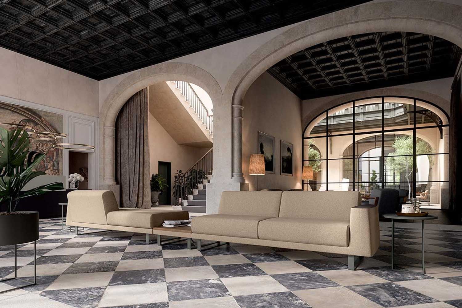 Ткань диван Quadrifoglio Group Design Living ARCH-00017865 - Вид №4