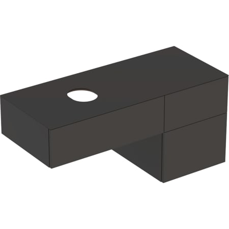 501.192.00.1 Шкафчик для накладной раковины Geberit VariForm, с тремя выдвижными ящиками, полкой и сифоном Geberit  - Вид №5