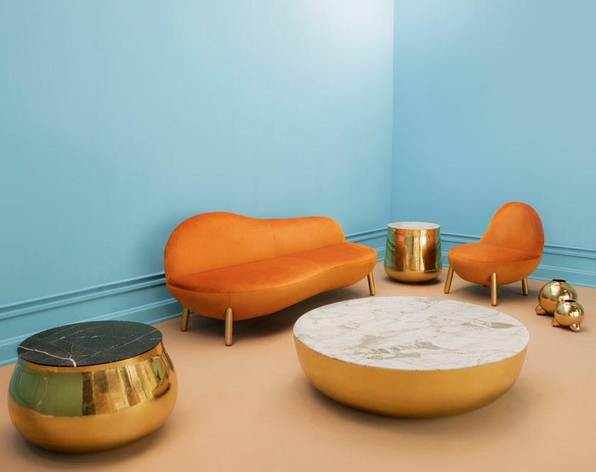 Scarlet Splendour Кресло обитое бархатом Cirrus sun-id-1448363 - Вид №6