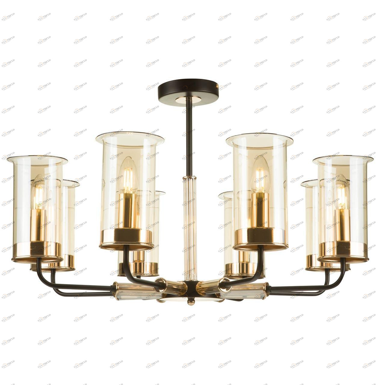 Потолочная люстра Freya Tera FR5029PL-08B янтарная FREYA ДИЗАЙНЕРСКИЕ, TERA 280004 Янтарный 