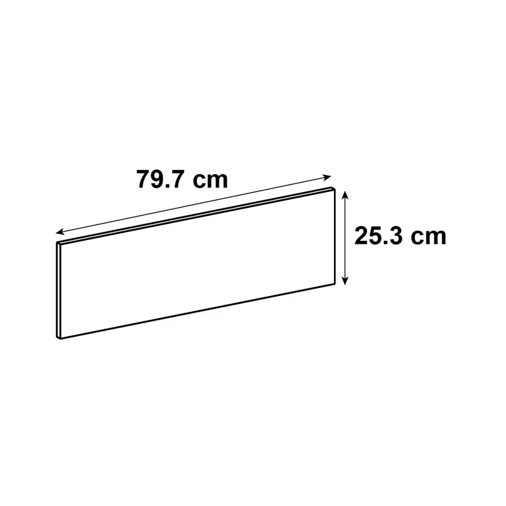 Фасад для кухонного ящика Руза 79.7x25.3 см Delinia ID ЛДСП цвет коричневый STLM-2130311 - Вид №7