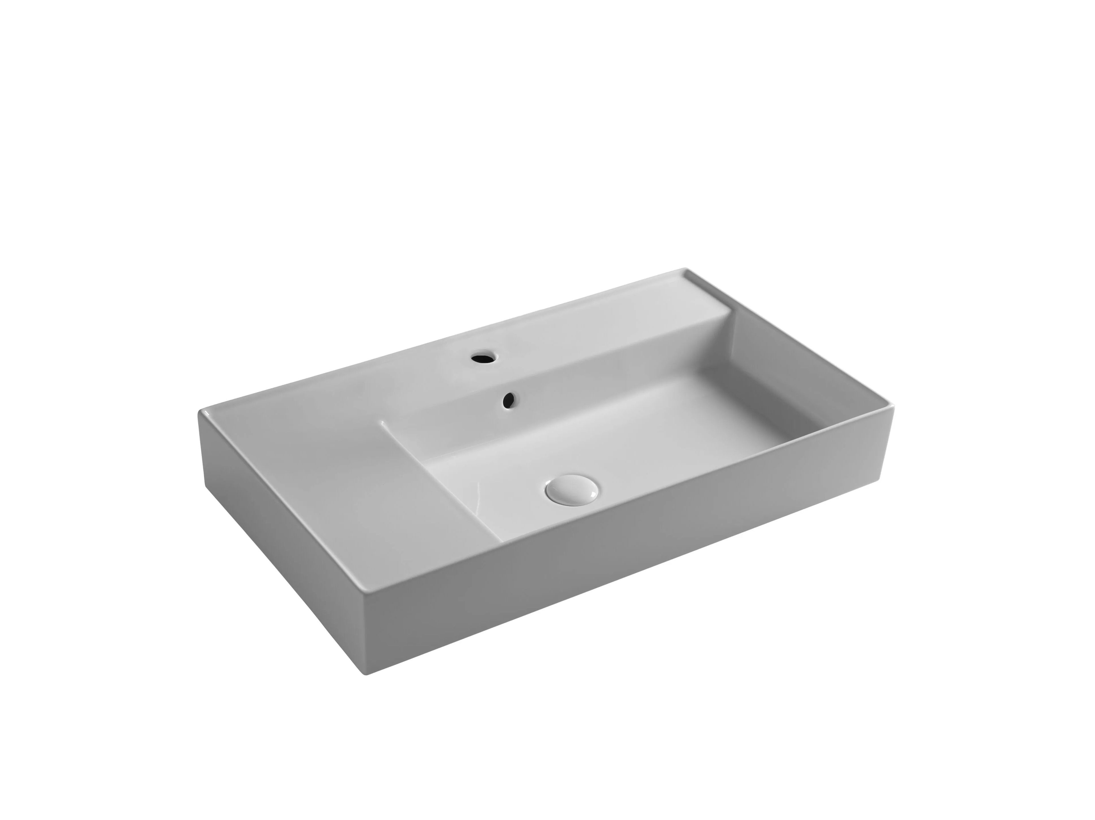 Керамическая одиночная прямоугольная раковина Olympia Ceramica DROP ARCH-00136620 - Вид №19