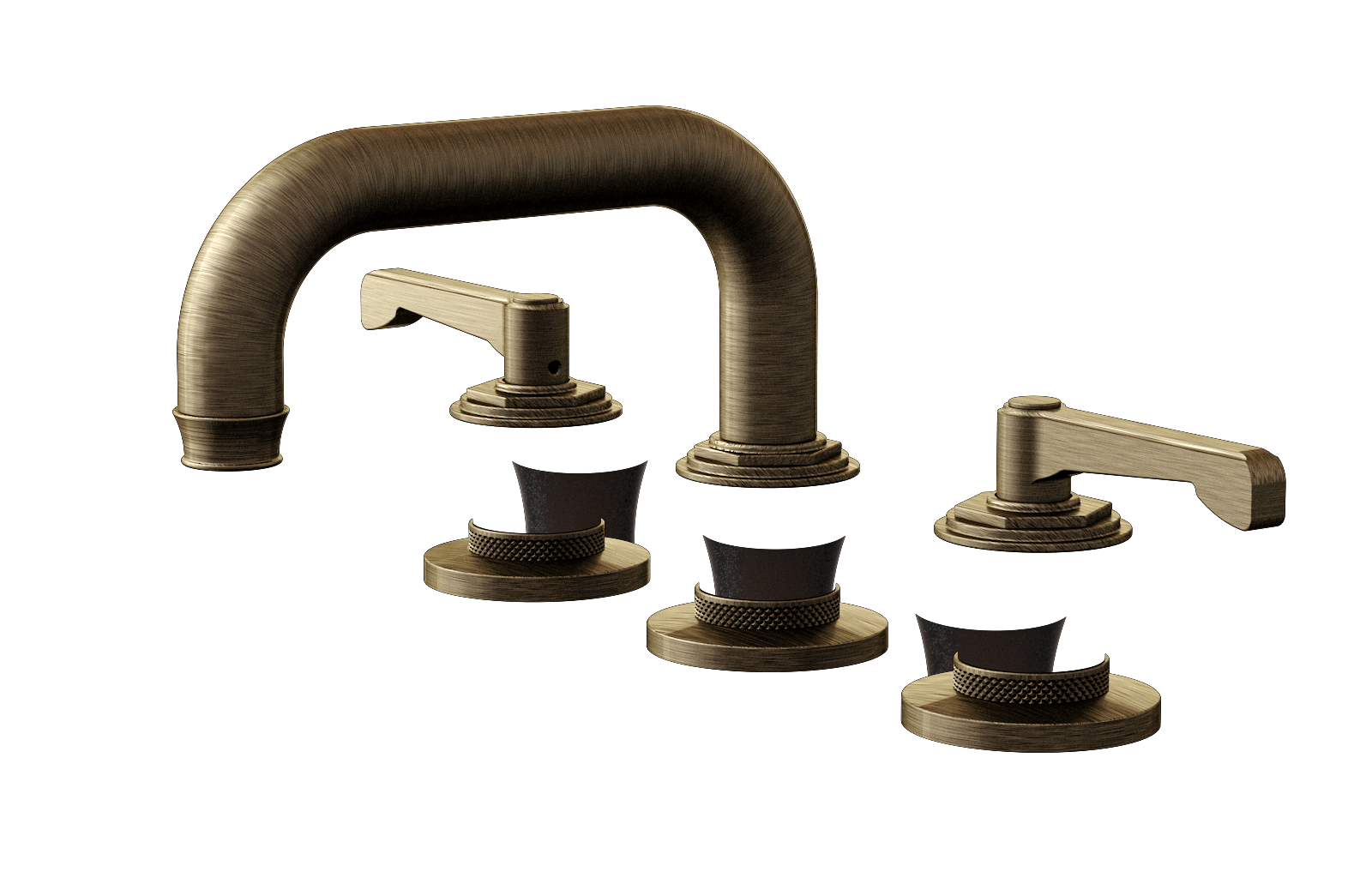 E-11610-R3OB-LM60B-VBB Смеситель для умывальника на 3 отвертия GRAFF Vignola