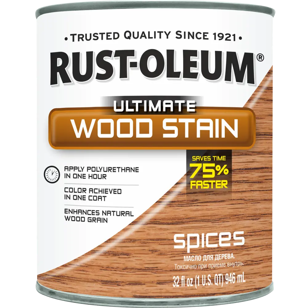 Масло тонирующее Ultimate цвет пряные специи 0.946 л 82482334 STLM-2074755 RUST-OLEUM  - Вид №1