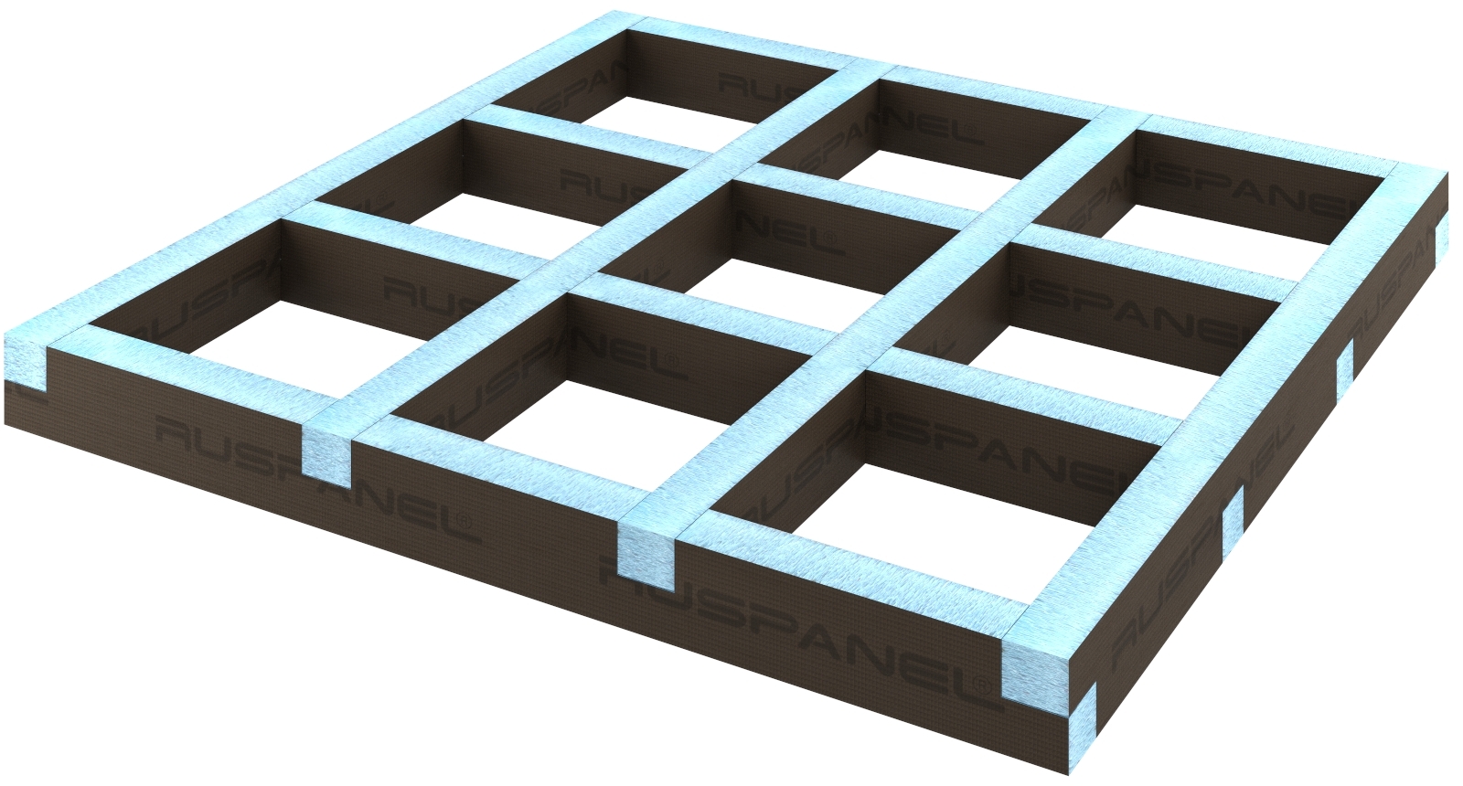 RPG13PO50 RPG Панели с гидроизоляционной поверхностью для душевой кабины  1000x1000x50