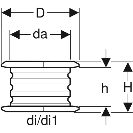 606.702.00.1 Колодка для хомута Geberit Geberit  - Вид №3