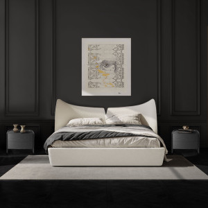 Деревянная тумбочка с ящиками