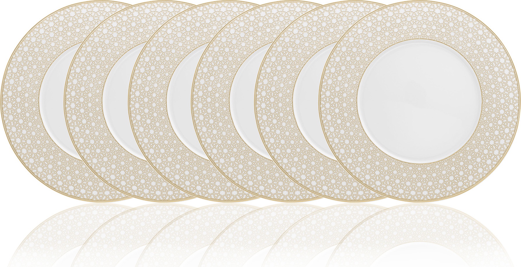 10665156 Furstenberg Набор из 6 тарелок подстановочных Furstenberg "Раджастан" 32см Фарфор 