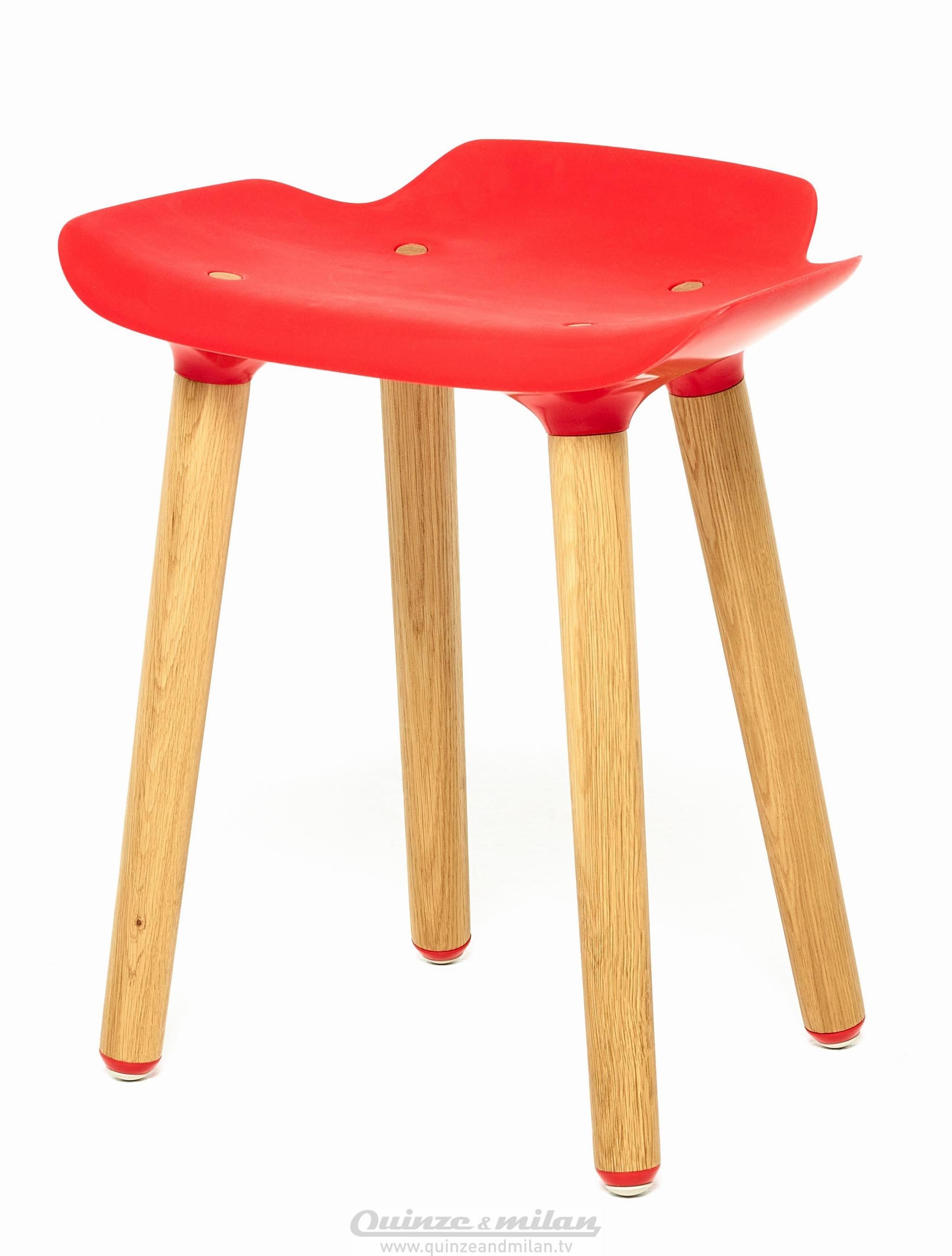 Низкий стул из дерева и полипропилена Quinze & Milan Pilot ARCH-00030889 - Вид №2