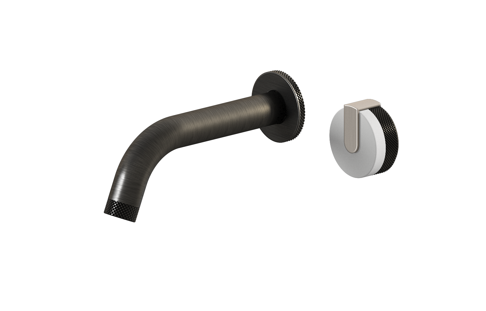 E-11535-R1WT-L1BNi-BOX Настенный прогрессивный смеситель скрытого монтажа для раковины GRAFF MOD+