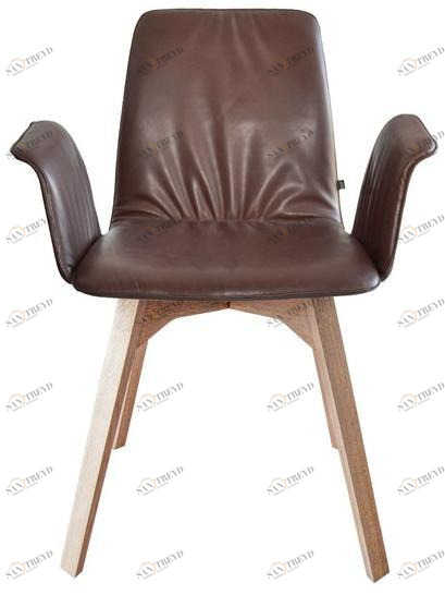 KFF Мягкое деревянное кресло с подлокотниками Maverick casual sun-id-1382296