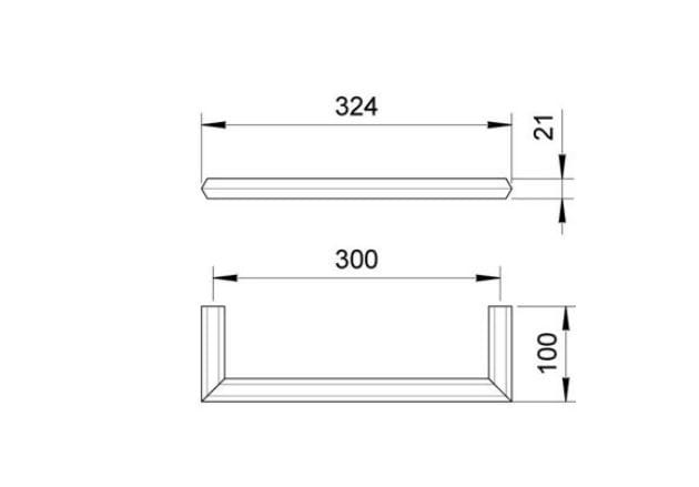 Стальной держатель для полотенец Fantini Rubinetti Венеция аксессуары ARCH-00096668 - Вид №5