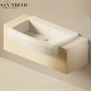 Flaminia UNA Консоль для раковины от 120 до 200 см бежевая UNA90C1.1015