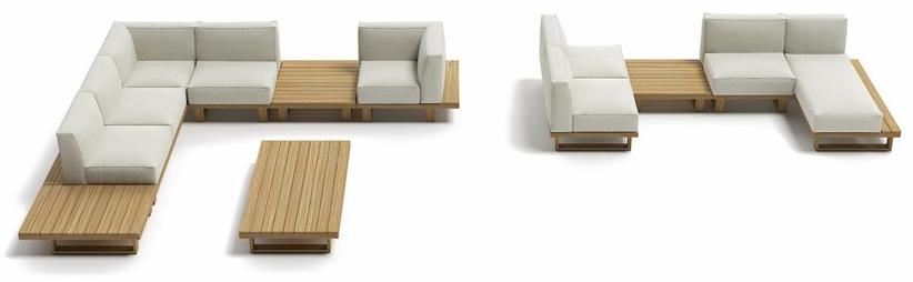 Atmosphera Садовое кресло из тика и ткани 9.zero 9.0.m1.mc - Вид №1