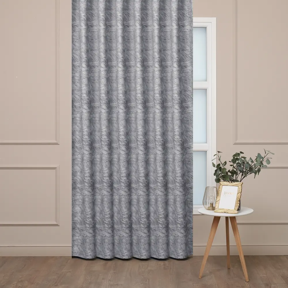 TEX REPUBLIC Блэкаут ткань для штор графит 280 см 89397762 STLM-1565430 - Вид №3