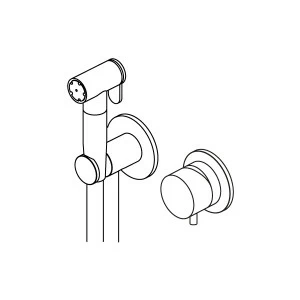 Дополняет. ID013. Водоструйный туалет C Quadrodesign