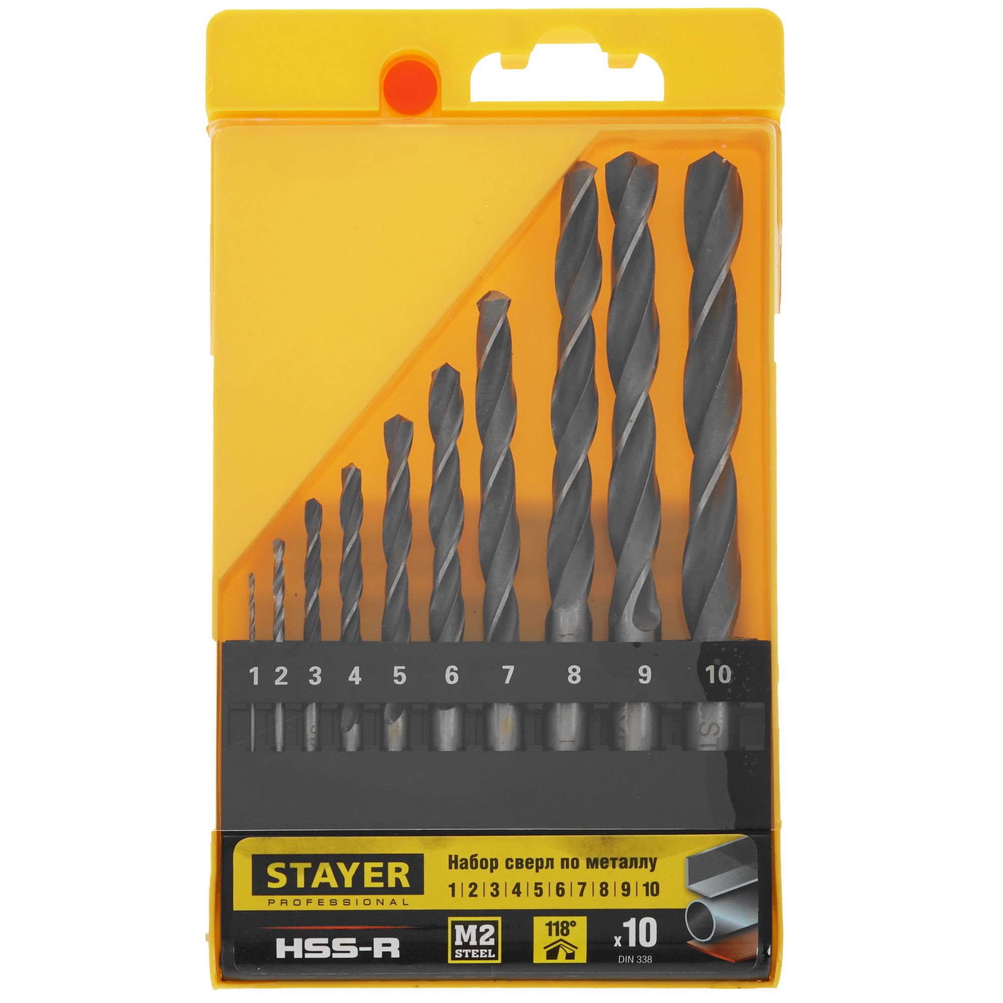Набор сверл STAYER 29602-H10_z01 9975866 STDN-0002629 - Вид №1