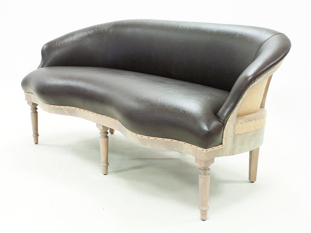 Кожаный диван CREARTE COLLECTIONS Хлопковая эссенция ARCH-00009066