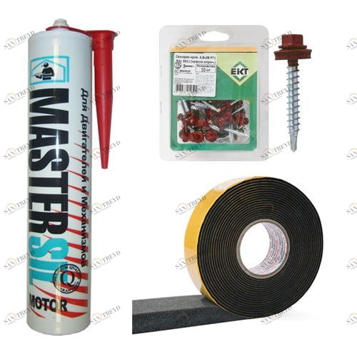 Монтажный набор "Для установки проходки кровли" (коричневый) Santreyd 2656